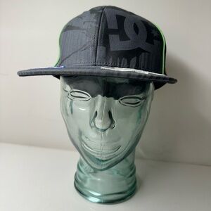 Vintage Y2K 2000s DC Shoes Fitted Hat Ken Block Monster Ford Pirelli S/M